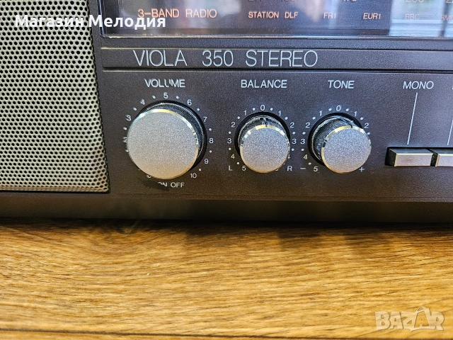 Радио ITT Viola 350 Stereo – Винтидж Дървена класика, Топъл аналогов звук, снимка 8 - Радиокасетофони, транзистори - 55022954