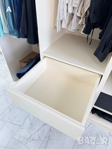 Луксозен гардероб по поръчка от MDF + LED Осветление, снимка 7 - Гардероби - 55153783