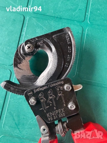 Knipex ножица за рязане на кабели, снимка 3 - Клещи - 54479721