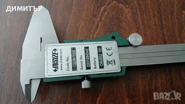 Продавам дигитален шублер INSIZE 0-150 mm., снимка 4 - Шублери - 54680228