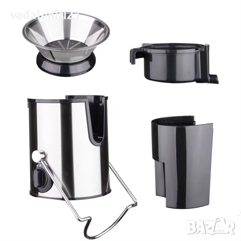Сокоизстисквачка за плодове и зеленчуци SAPIR SP 1160 O, 600W, 450 мл, Сив/Черен, снимка 4 - Сокоизстисквачки и цитрус преси - 55225013