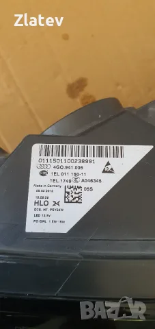 Оригинален ляв Bi-Xenon фар за Audi A6 C7 (4G0941005) – в перфектно състояние, без баласти, снимка 5 - Части - 55640102