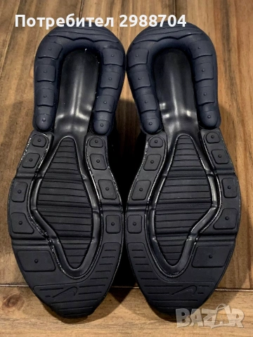 Маратонки Nike 270 AIr Max 270 triple black, снимка 8 - Маратонки - 55247086