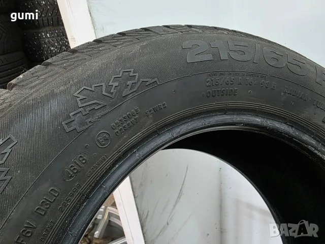 2бр зимни гуми 215/65/16 CONTINENTAL L06311 , снимка 4 - Гуми и джанти - 55428952
