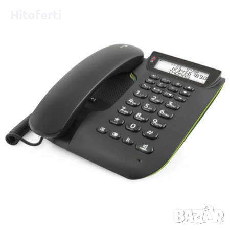 Tелефон с кабел Doro Comfort 3005 – черен, снимка 2 - Други - 55008630