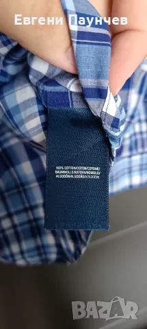 Ralph Lauren мъжка риза размер XL(M) син цвят отлично състояние , снимка 5 - Ризи - 55408148
