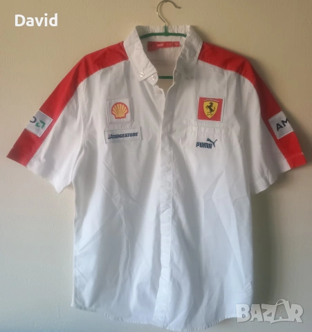 Оригинално F1 Джърси Scuderia Ferrari x Puma Vintage Shirt