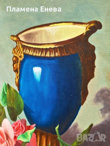 Голям натюрморт по Върнън Уорд, снимка 3 - Картини - 54178422