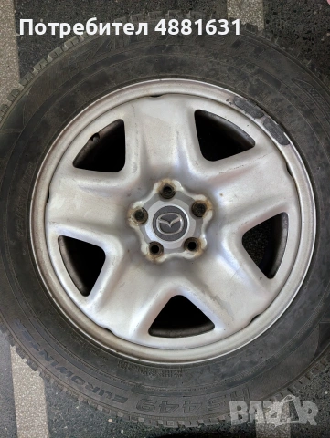Оригинални метални джанти за Mazda CX-5/CX-3/6/3 - 17 цола (5х114.3) + зимни гуми, снимка 4 - Гуми и джанти - 55234263