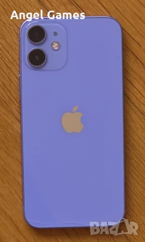 iPhone 12 mini 256GB Purple на 1г с кабел и зарядно перфектна работа, снимка 5 - Apple iPhone - 55472396