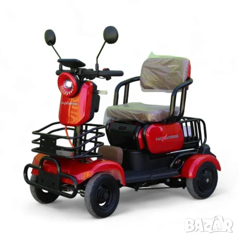 Нова триместна електрическа четириколка 1500W / 48V с гаранция