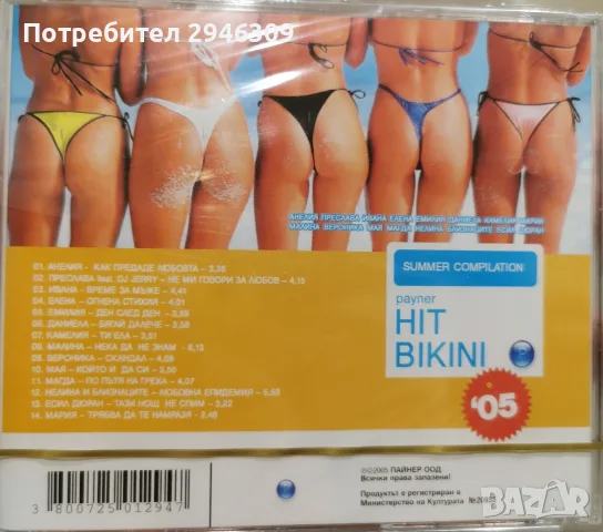 Хит Бикини 2005, снимка 2 - CD дискове - 55639035