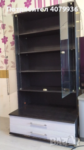 Стара Холна Секция от 4 модула - шкафове + гардероб, снимка 5 - Секции и витрини - 54156678