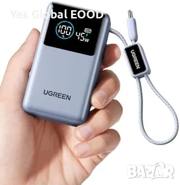 UGREEN Nexode Pro 10000mAh 45W външна батерия със USB-C