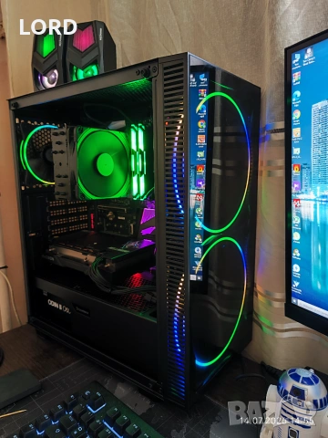 Геймърски i9 9900K, RX 6600 8GB, RAM 16GB DDR4 3466, SSD 512GB NVME, снимка 5 - Геймърски - 55252172