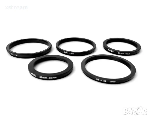 Преходник за филтър на резба, за обектив Различни размери, Step-DOWN Lens Filter Adapter Ring НОВ!, снимка 3 - Обективи и филтри - 41469468