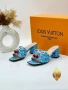 Louis Vuitton Нови Дамски Чехли Различни Цветове , снимка 6