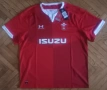 Оригинална Ръгби фланелка на Уелс 19/20, снимка 1