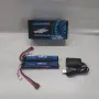 Комплект 2х Li-Po Батерии URGENEX 7.4V 2S 1500mAh 35C + Двойно Балансиращо USB Зарядно (За RC Коли,, снимка 1