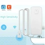 WiFi сензор за наводнение Tuya Smart Life, звукова аларма и Push известия, за баня и кухня 10319, снимка 3