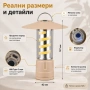 Мощна акумулаторна къмпинг LED лампа преносимо осветление лед фенер риболов туризъм палатка аварии, снимка 5