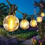 Чисто нов LED гирлянд Lightmance 20m (32+2 нечупливи крушки G40, IP44) , снимка 1
