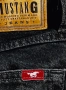 Vintage унисекс дънки Mustang Michigan Jeans / 90s Loose Straight Denim / Heavy Dark Wash, снимка 14