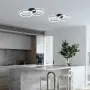 Смарт LED полилей с 2 пръстена и димер (3000–6000K), управление с дистанционно, снимка 7