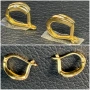 Чисто нови  Златен пръстен обеци 14 карата 585 gold prasten obeci zlato zlaten , снимка 8