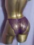 Hunkemoller 2XL Дантелена изрязана бикина в цвят бордо , снимка 5