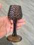 свещници шишарки стъклени , снимка 1