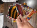 Дебела плетена вълнена чанта оригинална , снимка 6