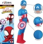 Нов Детски костюм Captain America Marvel Spidey за 2-3 години момче с маска и щит, снимка 2