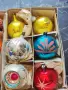 Стари стъклени коледни играчки, снимка 4