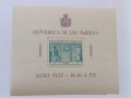 Блок Сан Марино 1937, снимка 1