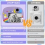 Нов Фотопринтер Фотоапарат за деца моментен печат 2.4 IPS 32GB идеален подарък дете, снимка 6