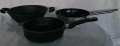 Премиум комплект немски тигани AMT Gastroguss, Rösle, и Уок, снимка 1