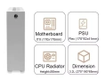 Компютърна кутия за Mini-ITX - със захранване, снимка 4