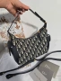 Dior D-Dream Дамска Чанта От Телешка Кожа И Памук Код Brand Luxury Fashion3, снимка 4
