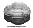 3d Автомобил Поликарбонатна кутия молд форма  подарък и шоколад Шоколадова черупка торта фигура, снимка 4