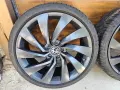 Оригинални VW джанти 20" Rosario 5x112 + гуми Pirelli 245/35 R20, снимка 2