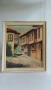 Vintage картини от стария град ,  Пловдив . Масло върху платно в дървена рамка. , снимка 1
