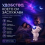 Лазерен звезден проектор астронавт парти диско лампа нощна LED, снимка 5
