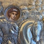 Сребърна икона Свети Георги Победоносец, снимка 2