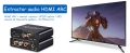 ДАК цап Аудио конвертор, HDMI ARC аудио екстрактор адаптер, цифрово-аналогов, оптичен/SPDIF коаксиал, снимка 3
