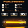 Динамични LED мигачи за огледала BMW POPMOTORZ 2835 SMD Black, Sequential, комплект 2 броя, снимка 7
