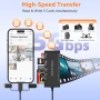 Нов проверен професионален 7 в 3 Карт Райдър USB C USB 3.0 Lightning за 5 карти едновременно, снимка 2