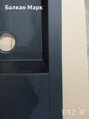 Немска кухненска мивка Respekta Cleveland (100x50 см) – Черна(напръскано)(3), снимка 4 - Мивки - 53975860