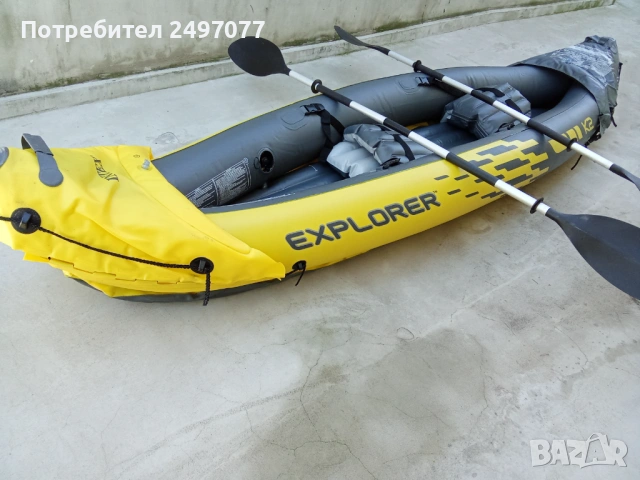 Двуместен каяк Intex Explorer , снимка 2 - Водни спортове - 54685197