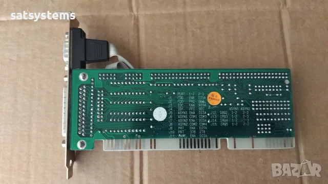 Mitsubishi P2C94001 16-bit ISA Multi Controller IDE FLOPPY COM Print Card, снимка 9 - Други - 55340425